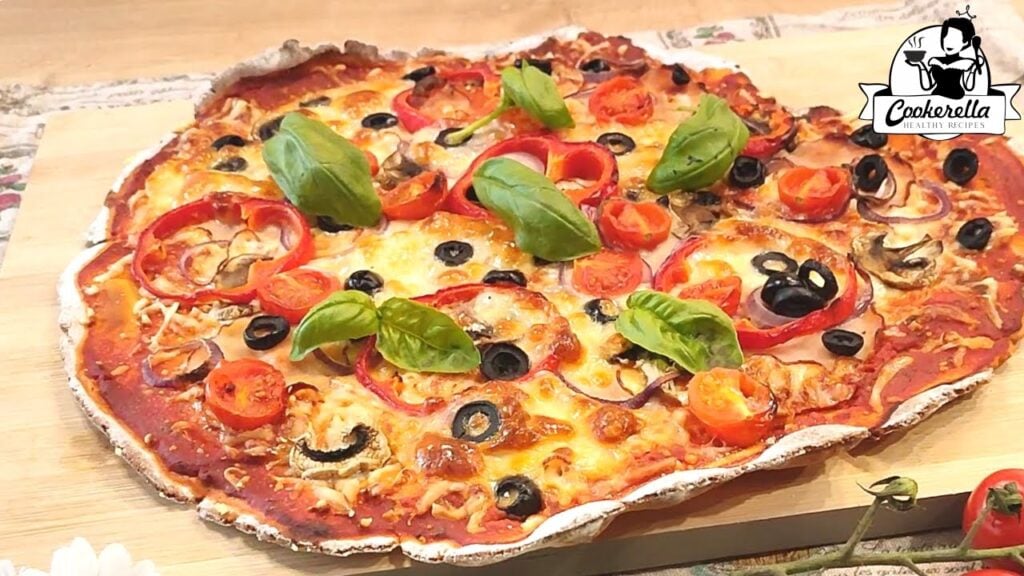 Vynikající pečená domácí pizza se zeleninou - Originální a velmi chutná