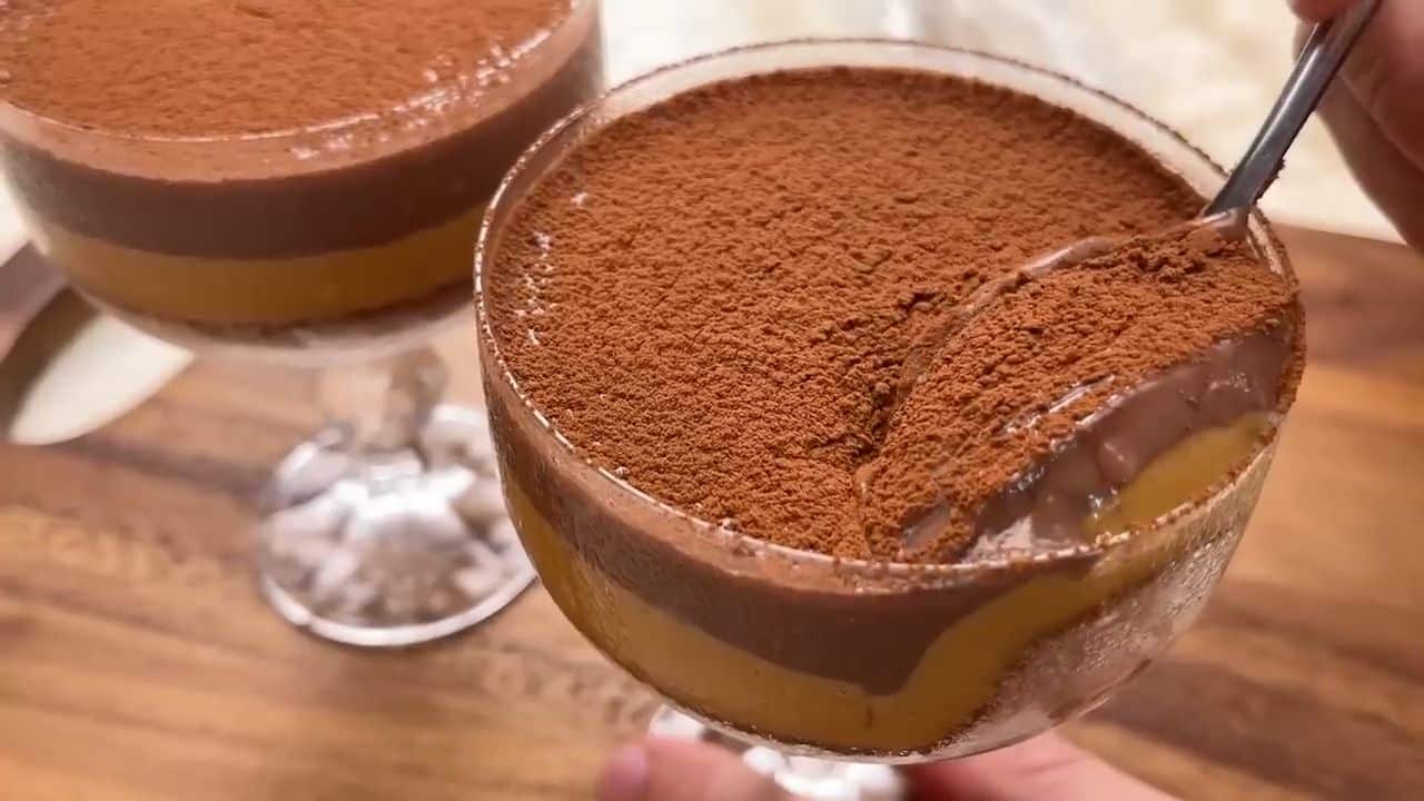 Sušenkový karamelovo-kakaový dezert - Delikatesa pro malé i velké!