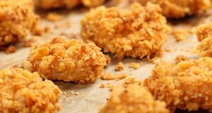 zdravější varianta fast foodu: kuřecí nuggetky bez mouky a vajec!