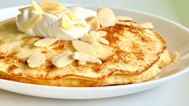 Banánovo-tvarohové palačinky - Pouze 3 ingredience!