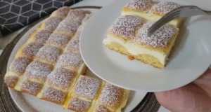Netradiční mřížkovaný tvarohový koláč: Křehká pochoutka plná překvapení