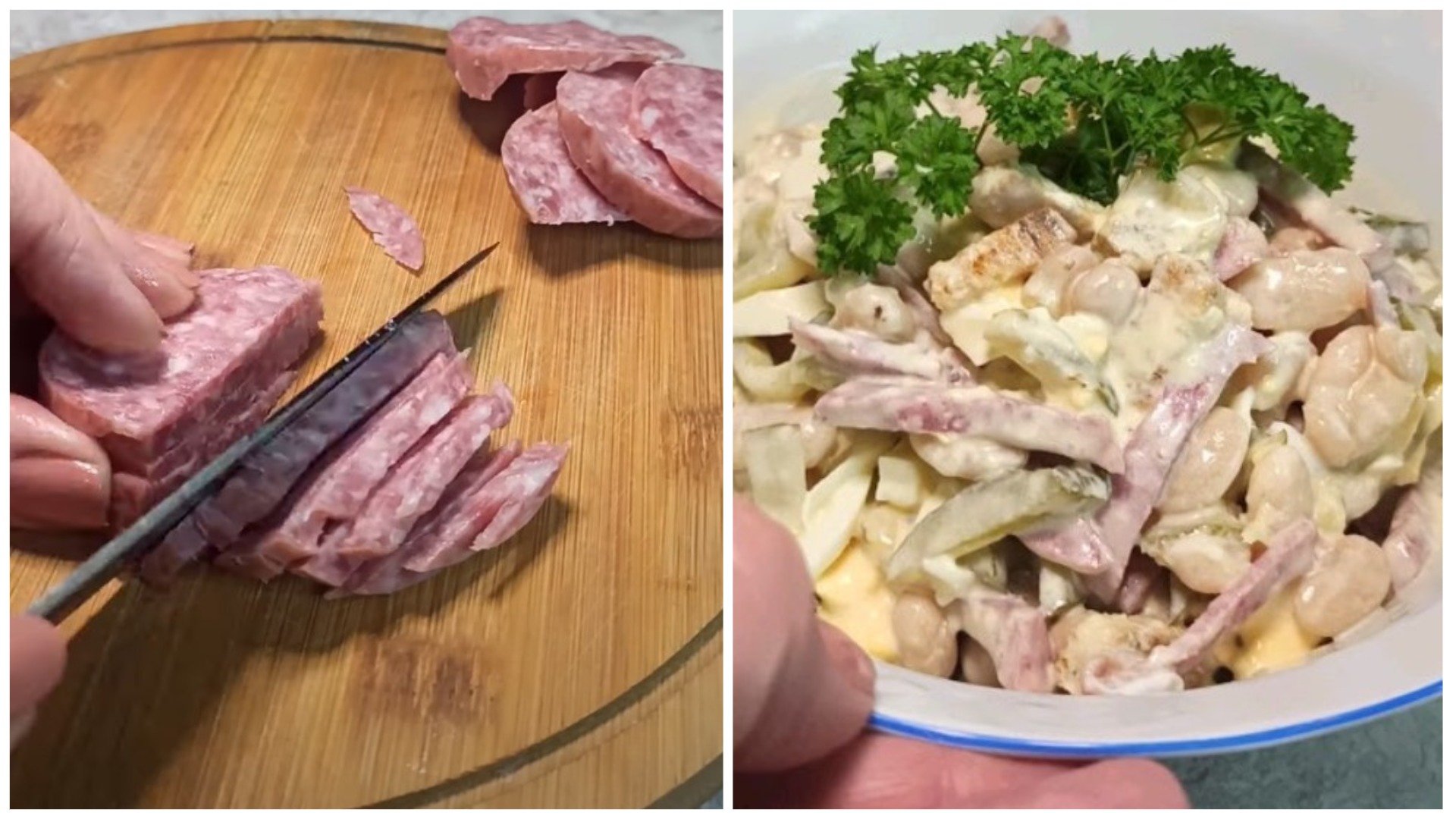 Babiččin recept na salát s uzeninou