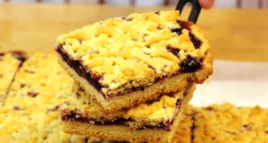 Domácí pochoutka: Recept na drobenkový koláč s ovocnou marmeládou Drobenkový koláč s ovocnou marmeládou