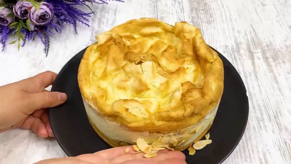 Nádherná mandlová delikatesa s jemným pudinkovým krémem