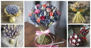 20+ Inspirací na kytice ze sušených květin – Trvalá krása s nádechem nostalgie