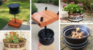 Šikovný kutil tvoří ze starých ráfků neskutečné věci: Inspirujte se i vy!