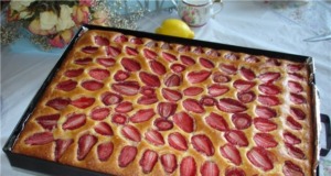 Recept na jednoduchý a přesto velice chutný jahodový koláč