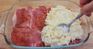 Inspirace na chutné vepřové maso v sýrovo-vajíčkovém přelivu