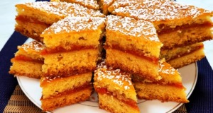 Recept na dokonale měkký koláč z kefíru s marmeládou Recept na dokonale měkký koláč z kefíru s marmeládou