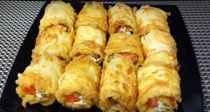 Smažené plněné cuketové rolky v těstíčku – Náš oblíbený recept! Smažené plněné cuketové rolky v těstíčku