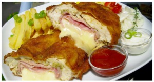 Recept na kuřecí plněné řízky