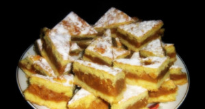 Pudinkový jablečný koláč Pudinkový jablečný koláč