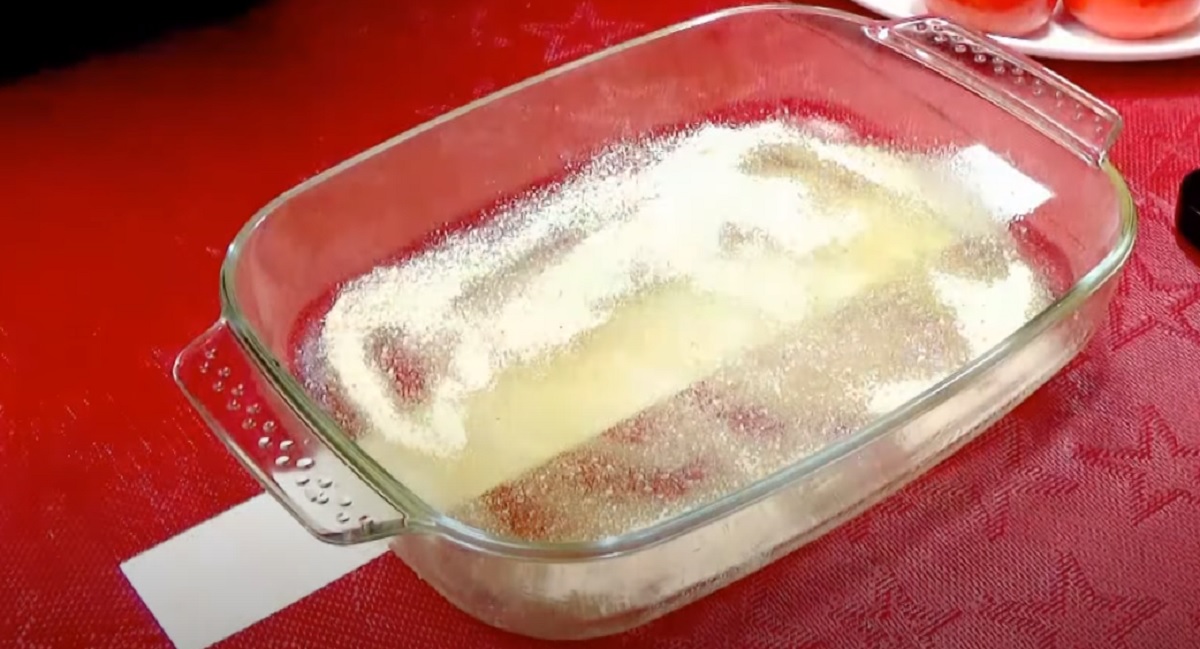 Bramborové lodičky plněné šunkově-sýrovou směsí