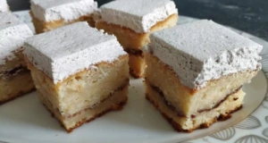 To je vůně! Velmi lahodný jablečný koláč se šlehačkou a skořicí Jablečný krémový dort, který si snadno můžete připravit