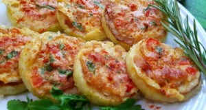 Skvělý recept! Cuketová kolečka plněná masově-sýrovou směsí Skvělý recept! Cuketová kolečka plněná masově - sýrovou směsí