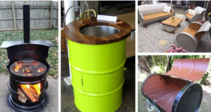 Inspirace pro kutily – Předělejte plechový sud na úplně něco jiného!