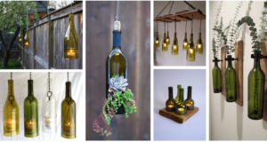 Netradiční využití skleněných lahví – Inspirujte se tímto nápadem!
