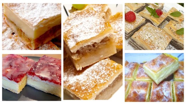 sladké z listového těsta