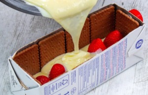 Luxusní čokoládový zákusek připravený v krabici od mléka: To musíte vyzkoušet!