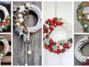 Zimní věnec z proutěného kruhu: Návod, jak vytvořit krásnou a levnou dekoraci na dveře