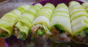 Cuketové rolky s kuřecím masem a brokolicí – jednoduchý recept, který vás mile překvapí