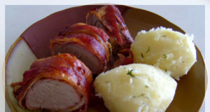 Velmi chutný recept na vepřovou panenku obalenou ve šťavnaté slanině