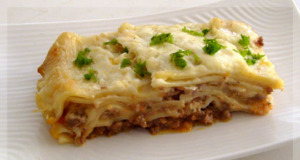 Lasagne s hovězím masem a sýrem – rodina je miluje!