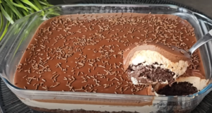 Luxusní nutellovo-šlehačkový dezert s kávou