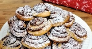 Recept na ořechové šneky, ze kterých těsto je vhodné na štrúdle i rolády!