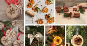 Vyrobte si své vlastní ozdoby na stromeček – Pouze z přírodních materiálů!