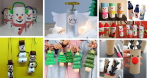 Využijte papírové ruličky tímto originálním způsobem – Vánoční tvoření!