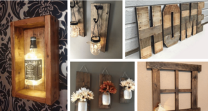 Využijte obyčejné dřevo k vytvoření originální dekorace do domácnosti!