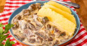 Kuřecí srdce a žaludky na smetaně – jednoduchý recept