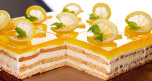 Citronový nepečený dort s mascarpone a želé – Osvěžující letní dezert plný citrusové chuti Citronový nepečený dort s mascarpone a želé – Osvěžující letní dezert plný citrusové chuti