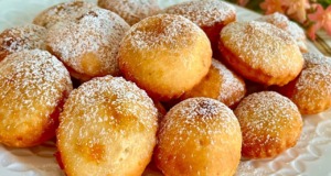 Plněné koblížky marmeládou z jednoho vejce Plněné koblížky marmeládou z jednoho vejce