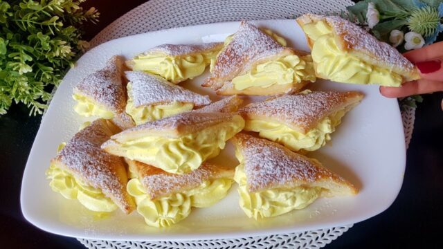 Rychlý dezert z listového těsta a jemného mascarpone krému