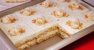 Raffaello dort – dokonalá kombinace kokosu, mascarpone a šlehačky