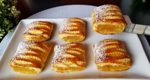 Domácí jablečné taštičky z listového těsta: Jednoduchý recept pro každého Jablečné taštičky z listového těsta