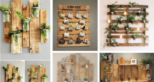 Z dřevěných latí a palet lze vytvořit úžasné, nástěnné dekorace – Inspirujte se i vy!