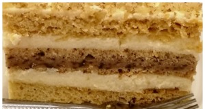 Recept na ořechové řezy s medovým těstem