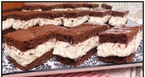 Domácí krémové kakaové řezy s mascarpone krémem: Recept krok za krokem Domácí krémové kakaové řezy s mascarpone krémem