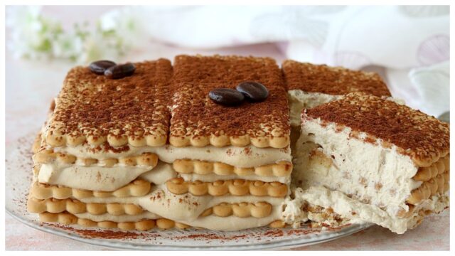 Kávový mascarpone pamlsek