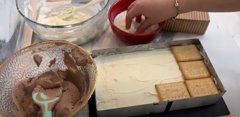 Jednoduché nepečené nebeské řezy s mascarpone a nutellou