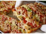 Líná pizza na plech bez hnětení – rychlá večeře hotová za 30 minut