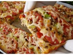 Líná pizza na plech bez hnětení – rychlá večeře hotová za 30 minut