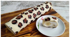 Gepardí roláda: Lehká jako pírko, plněná mascarpone a šlehačkou
