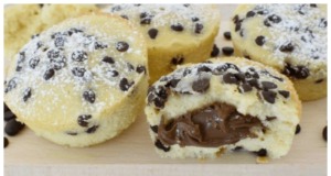 Jemné vanilkové muffiny s Nutellou: Zapomeňte na suché těsto