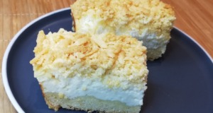Rychlý a chutný recept na tvarohový dort s jemnou drobenkou Rychlý a chutný recept na tvarohový dort s jemnou drobenkou