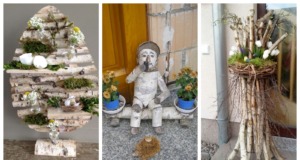Inspirace na jarní dekorace z březového dřeva: Od zahradního odpadu k úžasnému výsledku