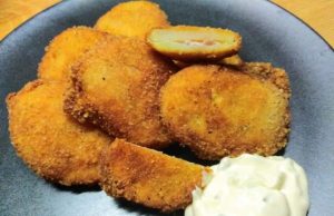 Smažené brambory plněné šunkou – Inspirace na skvělé večerní mlsání!